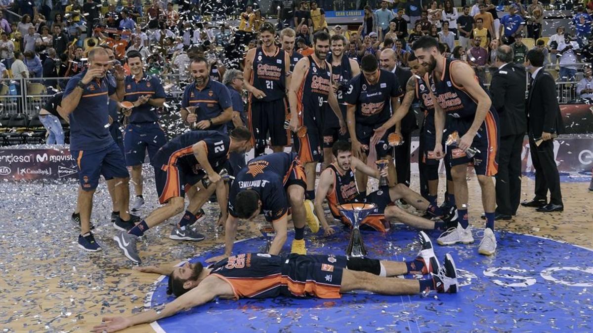 El Valencia celebró a lo grande el título