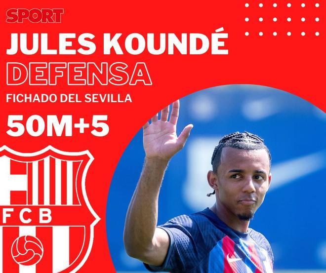 Jules Koundé, fichado del Sevilla por 50 millones más 5 en variables