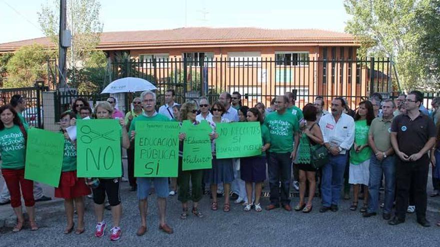 Los docentes extremeños en pie de guerra