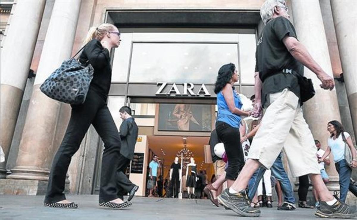 La tienda de Zara en el paseo de Gràcia de Barcelona.