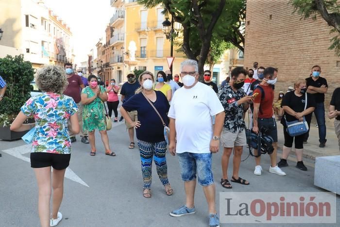 Totana protesta ante su vuelta a la fase 1