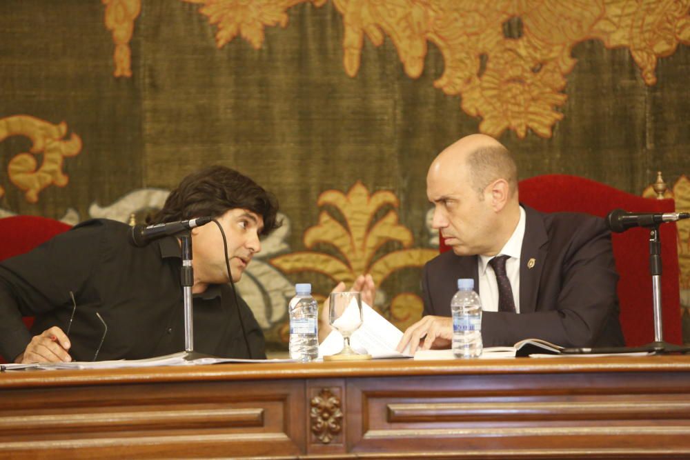 Pleno en el Ayuntamiento de Alicante