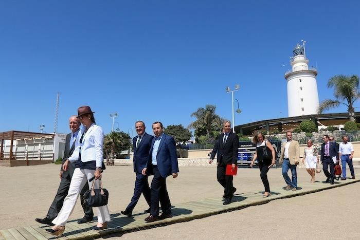 Visita de la Infanta Elena a Málaga