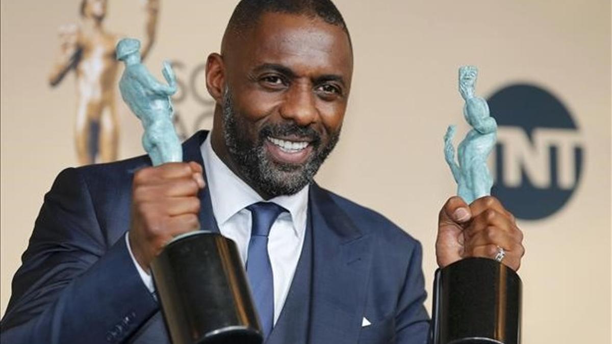 Idris Elba, triunfador en los premios del Sindicato de Actores.