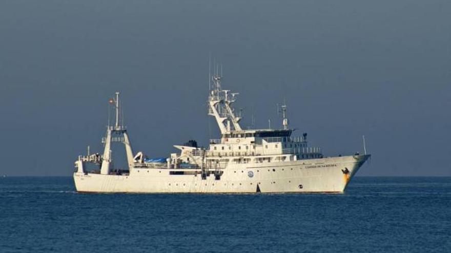 Los buques han estado en la isla durante este fin de semana