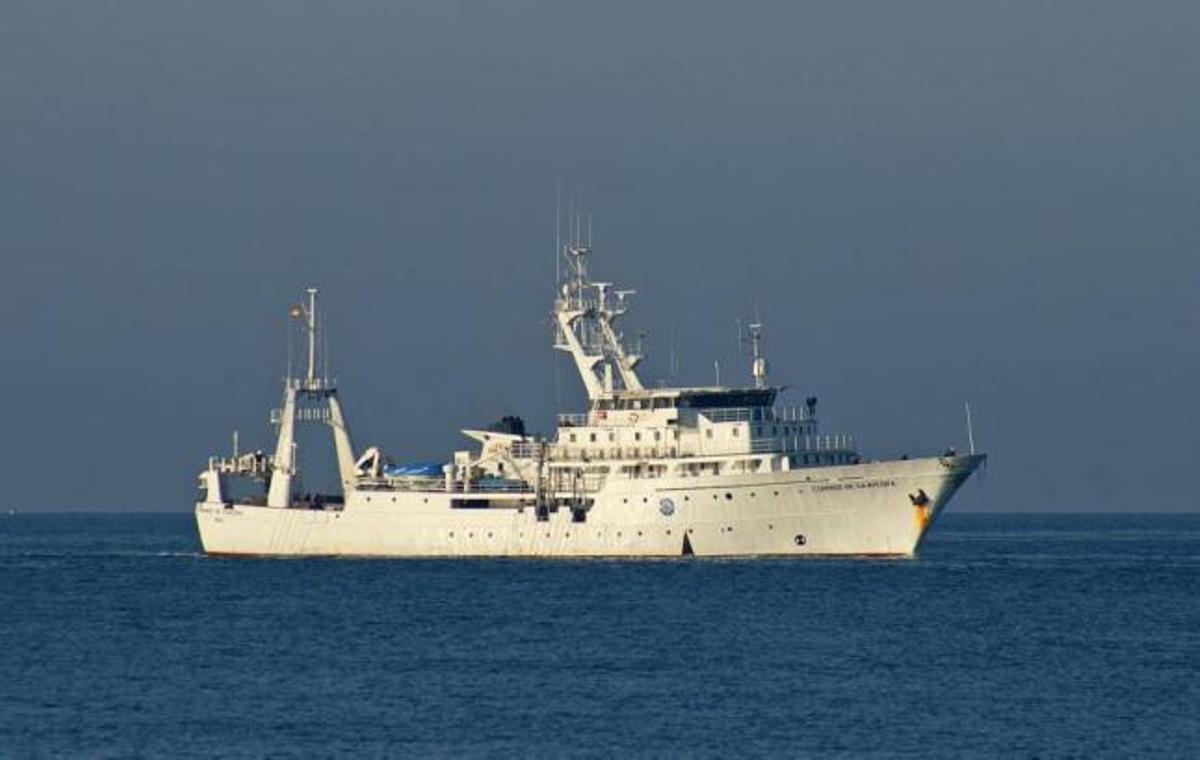 Los buques han estado en la isla durante este fin de semana