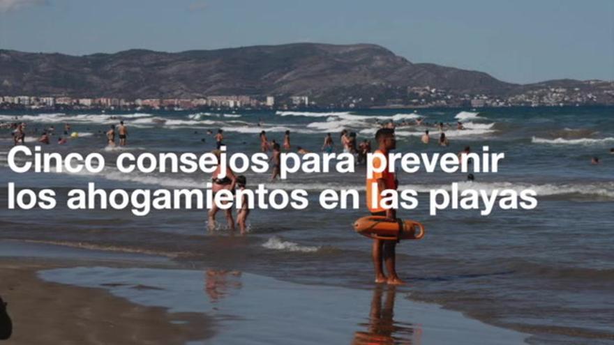 Cinco consejos para prevenir los ahogamientos en las playas
