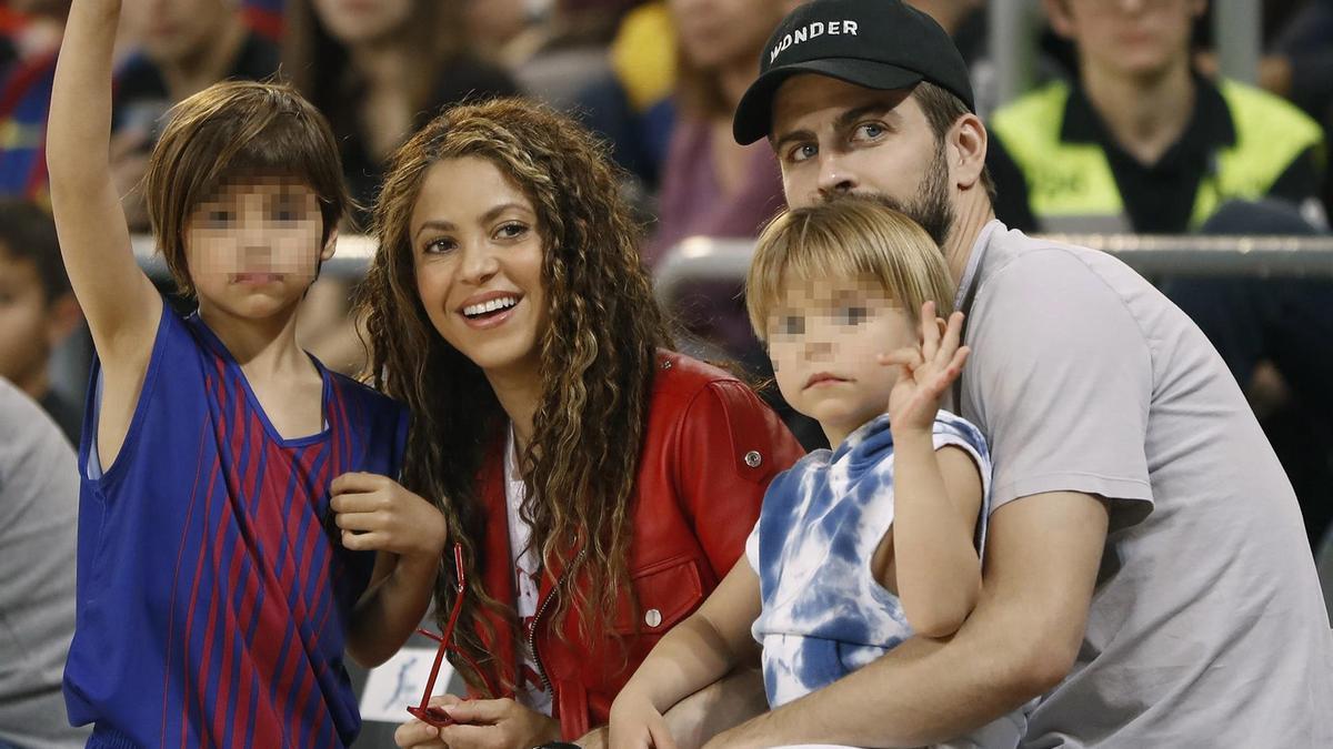 Piqué y Shakira mientras estaban juntos.