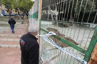 Los socavones de Porfirio Pascual obligan a hacer un estudio por el delicado estado de la ladera