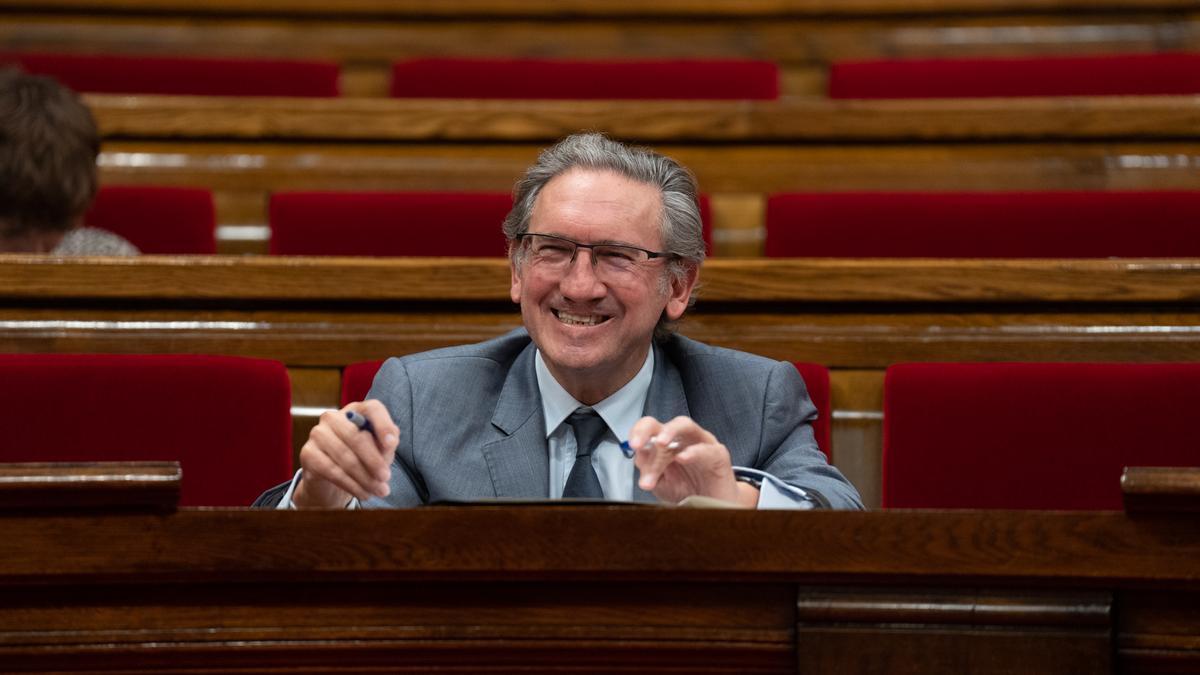 El 'exconseller' de Economia, Jaume Giró, en una imagen de archivo en el Parlament.