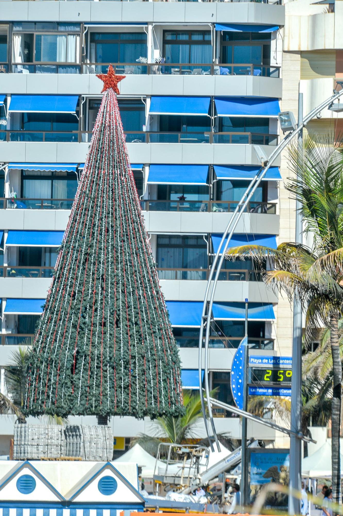 Tiempo en la playa de Las Canteras (1/12/2022)