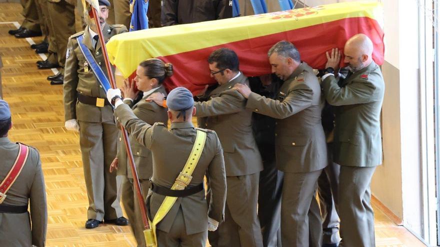 La Brilat celebra un funeral por el soldado fallecido en accidente de tráfico Iván Mejuto Rodríguez
