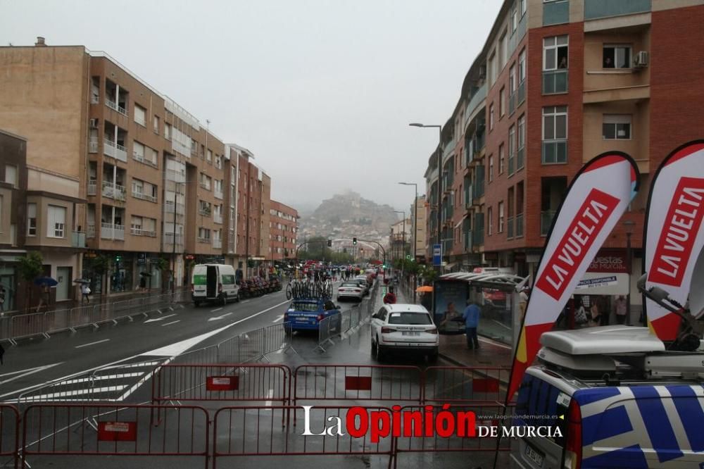 Salida de la Vuelta Ciclista a España desde Lorca