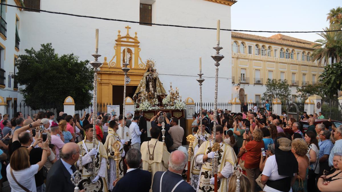 Procesión de la Virgen del Carmen de Puerta Nueva, el año pasado.