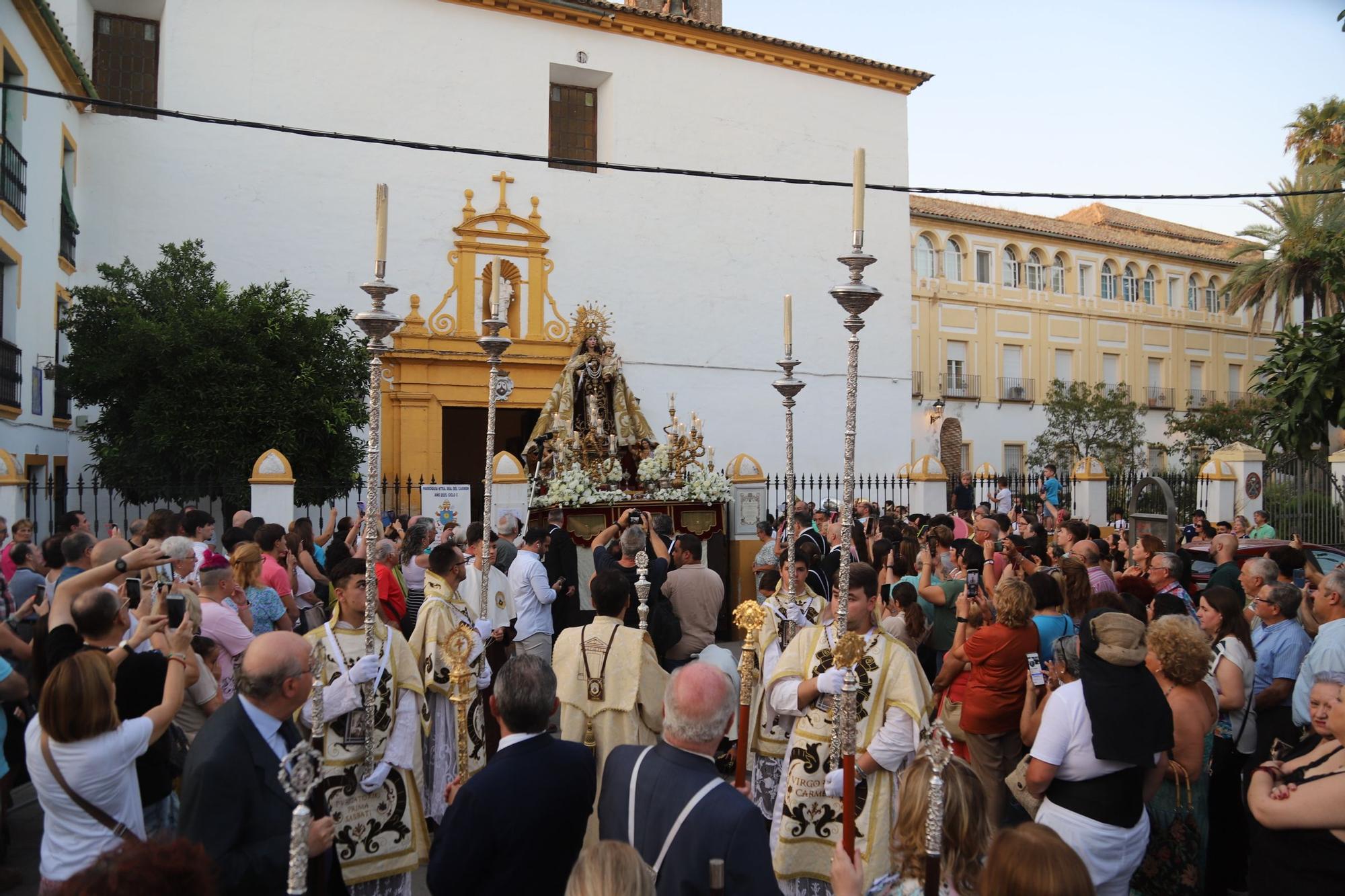 Las procesiones de la Virgen del Carmen por las calles de Córdoba, en imágenes