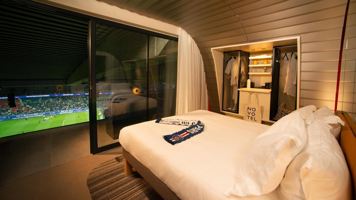 La Suite Novotel by ALL.com, con vistas al estadio Parc des Princes.