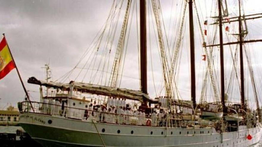 El barco «Juan Sebastián Elcano».  | laureano valladolid