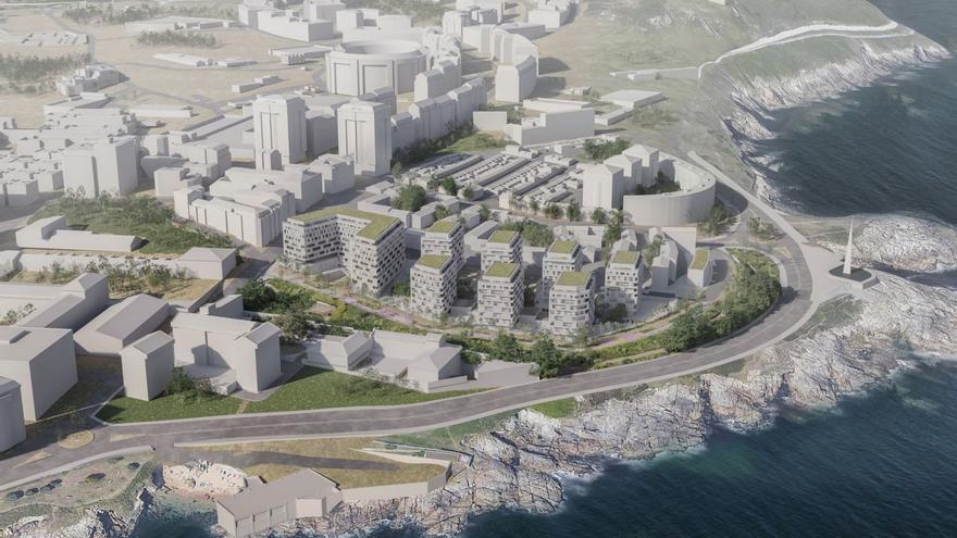 Imagen virtual de As Percebeiras en un proyecto presentado en 2023. | LOC