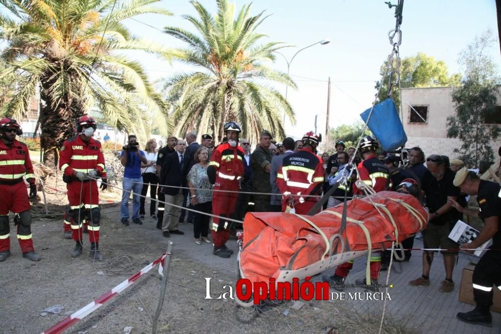 Simulacro en Lorca por inundaciones, terremoto y f