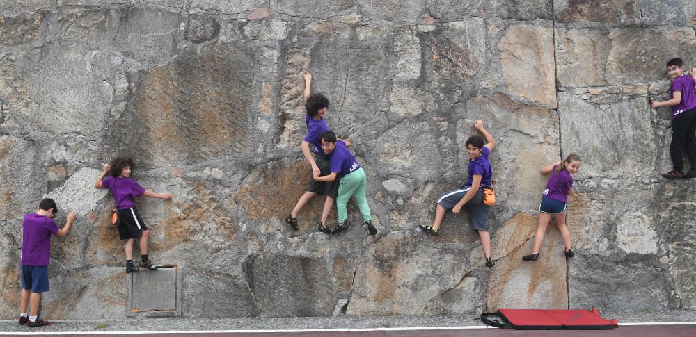 Entrenamiento de escalada de la Escuela de la Agrupación de Montañeros Independientes