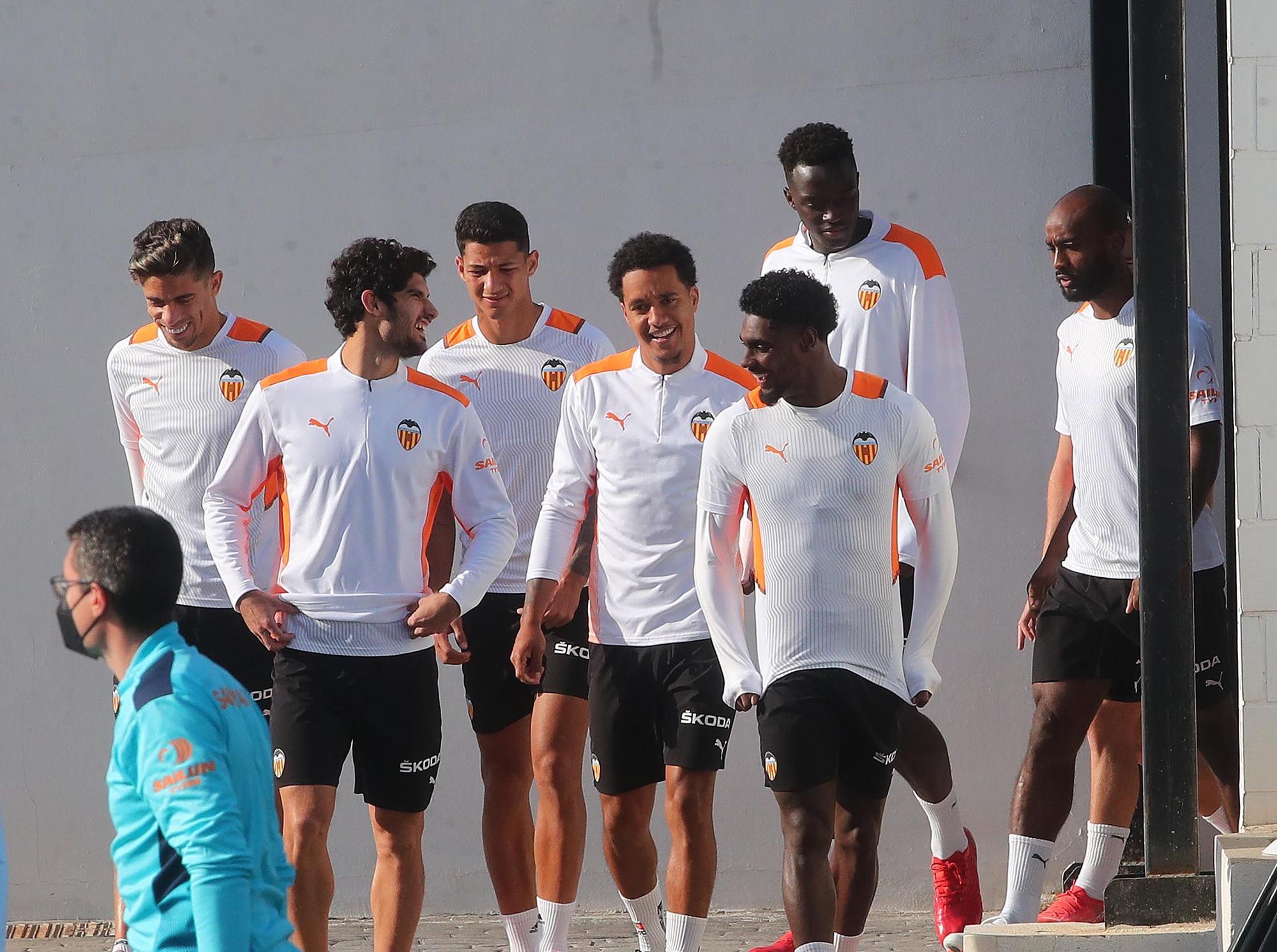 Así ha sido el entrenamiento de hoy del Valencia CF