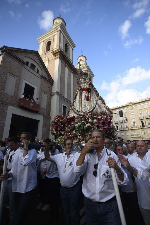 Primer tramo de la Romería de Murcia, en imágenes