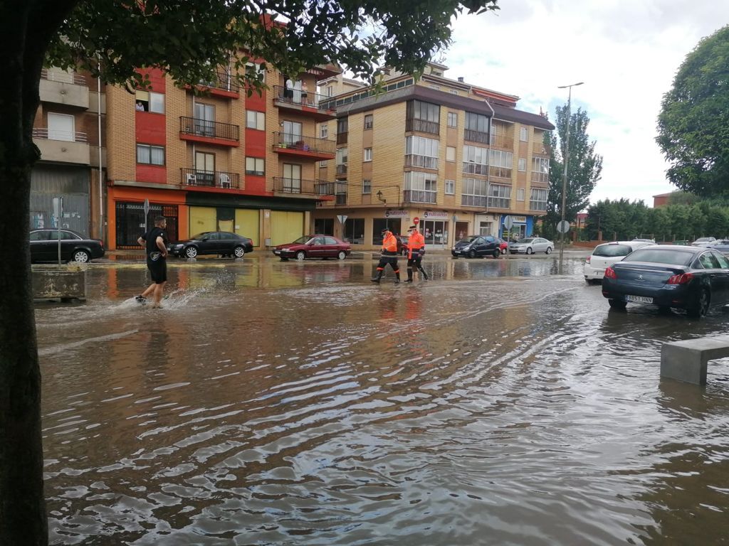 Tromba de agua en Toro