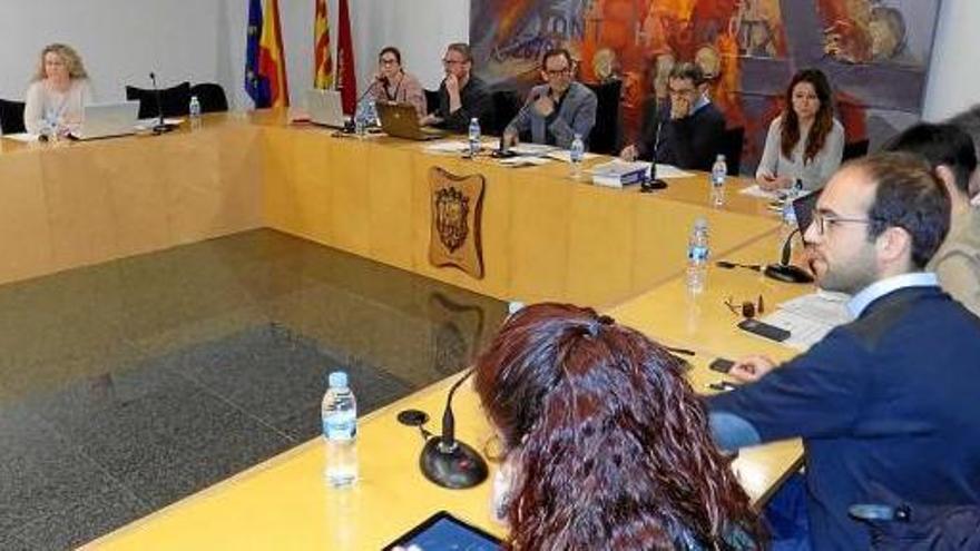 Un moment de la sessió extraordinària del ple d&#039;ahir al vespre a Sant Fruitós