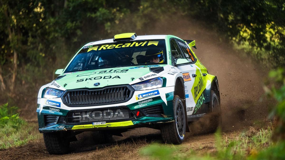 Jorge Cagiao, en la última edición del Rally Terra de Galicia.