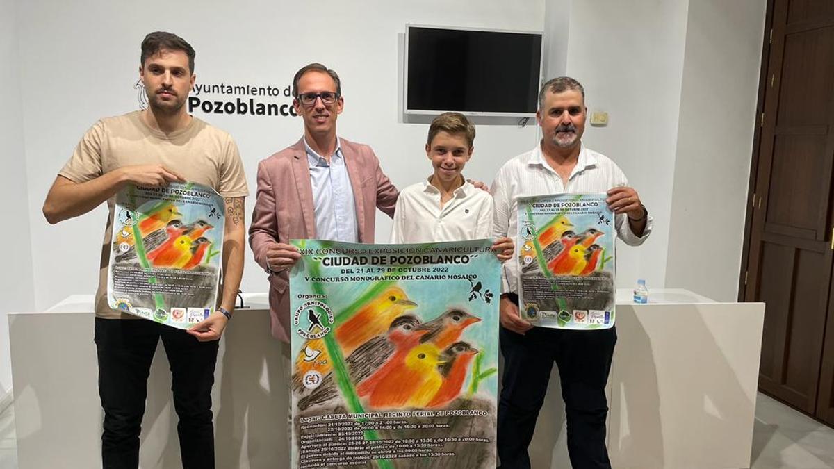 Presentación del certamen de canaricultura de Pozoblanco.
