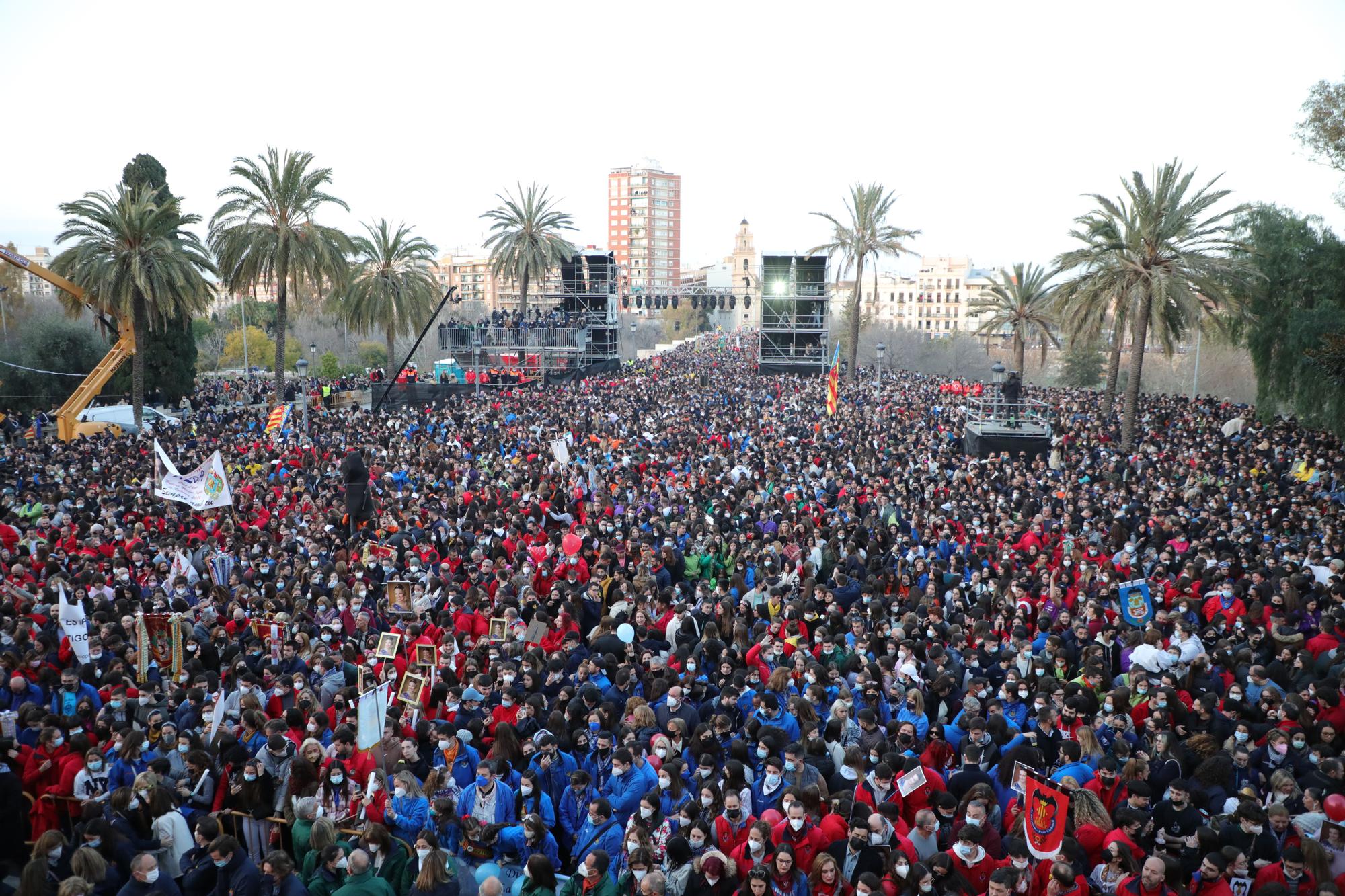 Así es el ambiente en la Crida