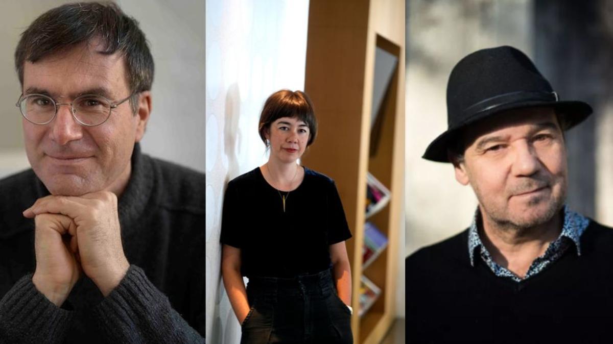 Stefan Klein, autor de 'El tiempo'; Jenny Odell, autora de '¡Reconquista tu tiempo!' y Laurent Vidal, autor de 'Los lentos'. Los tres abordan cómo medimos y usamos el tiempo y qué hacer ante la aceleración actual.