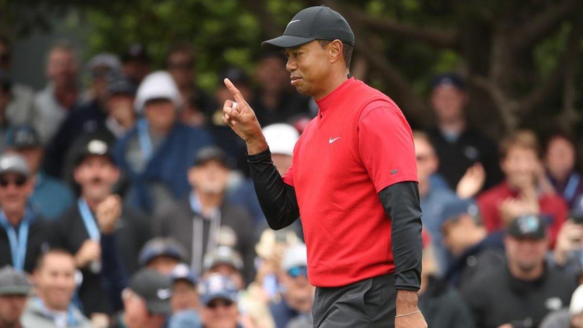 Tiger Woods, en Pebble Beach