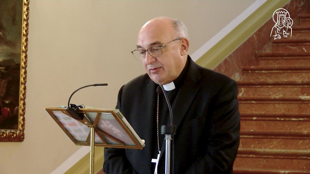 El arzobispo Benavent reza el ángelus por las víctimas de la dana