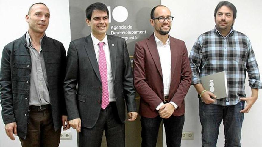 D&#039;esquerra a dreta, Oriol Batlló, Marc Castells, David Font i Isaac Peraire