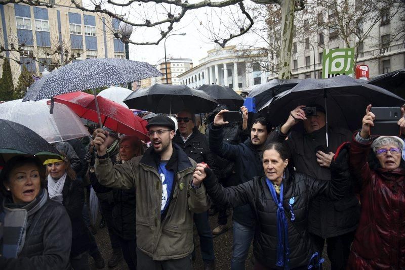 Manifestación contra el ICA en Zaragoza