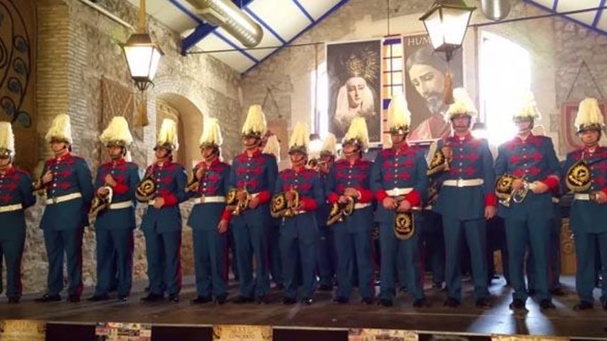 Ensayo en la sede de la banda de Campillos.