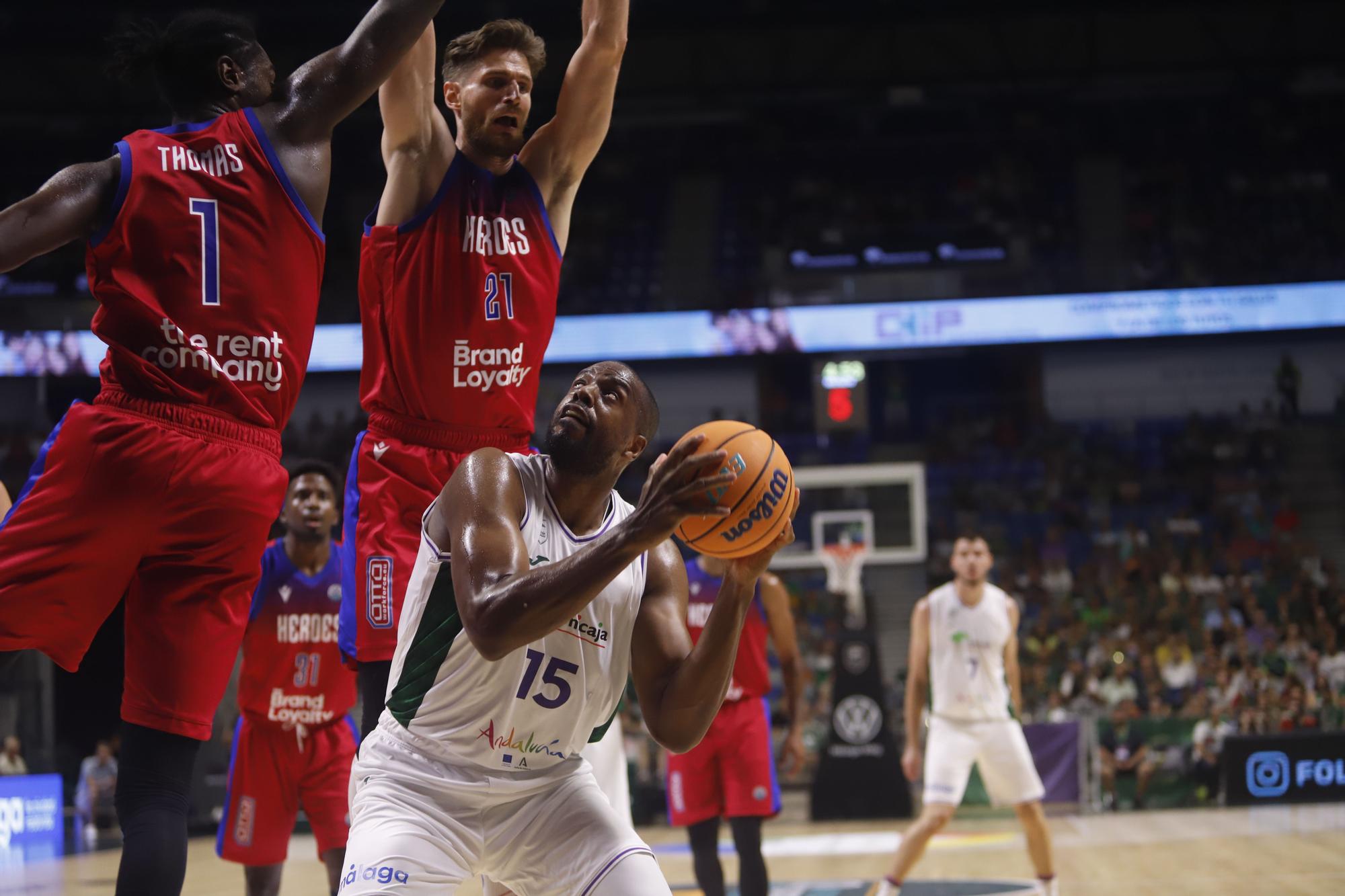 Unicaja - Den Bosch, semifinal de la fase previa de la BCL, en imágenes