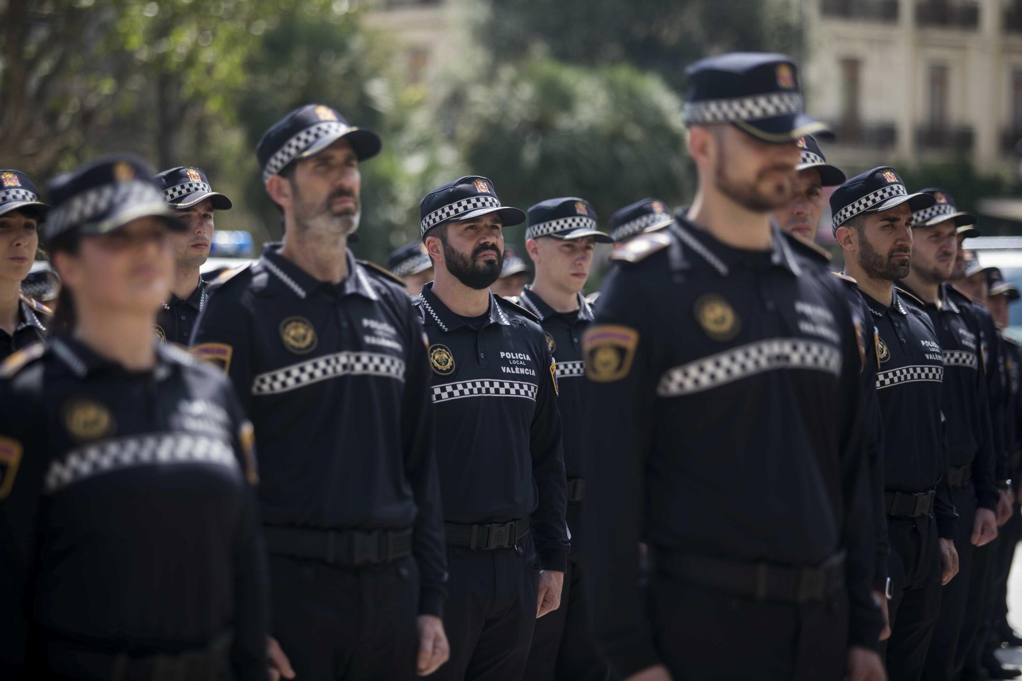 Presentación de los nuevos agentes de la Policía Local de València