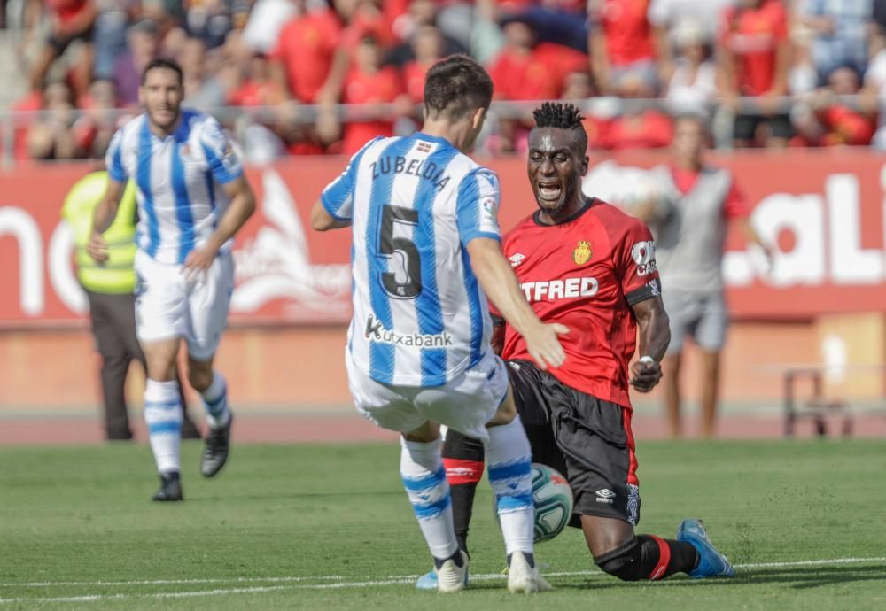 Mallorca-Real Sociedad: Los bermellones encajan su primera decepción