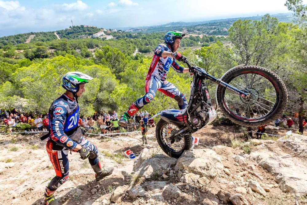 Bou se luce en el Mundial de Trial de La Nucía.