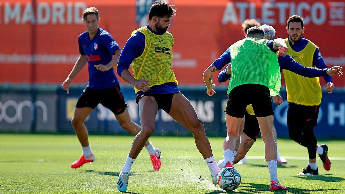 Así ha sido el entrenamiento del Atlético de Madrid