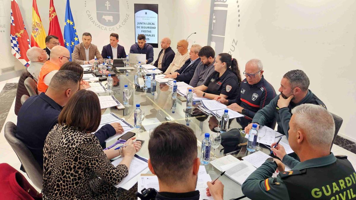 La Junta Local de Seguridad ha estado presidida por el alcalde de Caravaca, José Francisco García