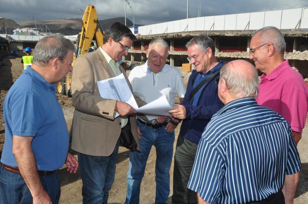 Obras de la pasarela de La Cícer