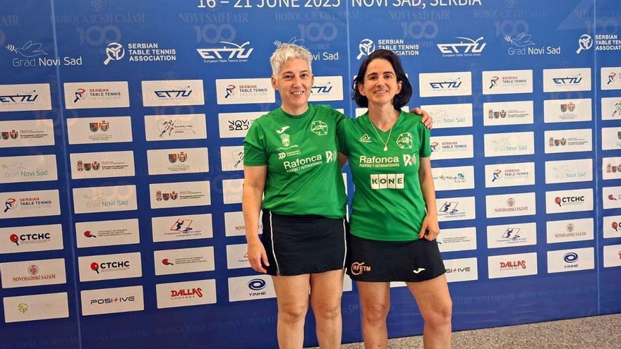 Mónica García y Belén Soto estuvieron en el Campeonato de Europa de Novi Sad.