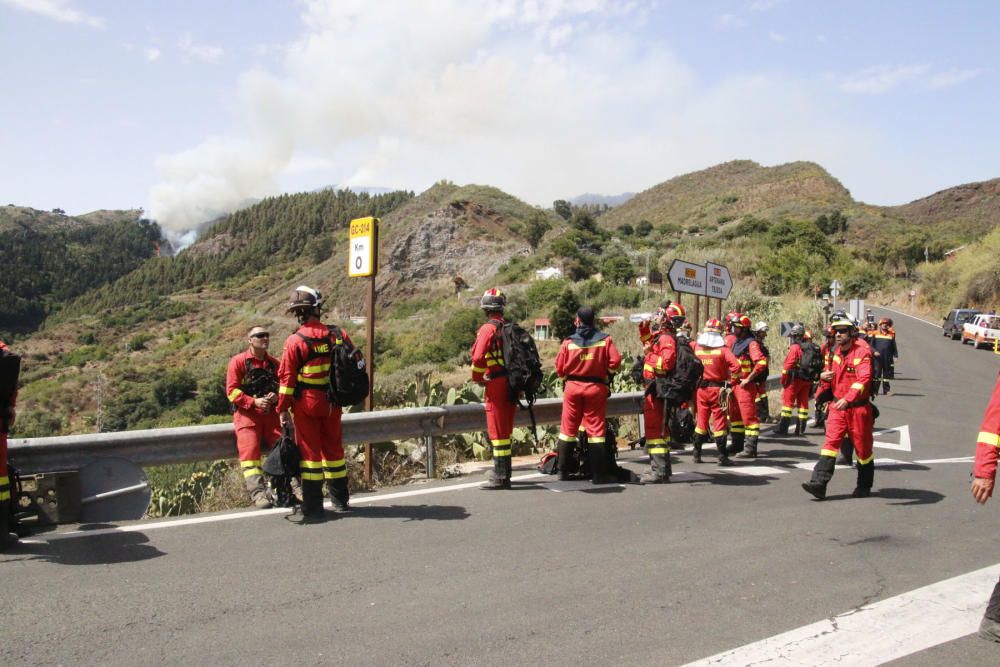 Un devastador incendio arrasa Gran Canaria.