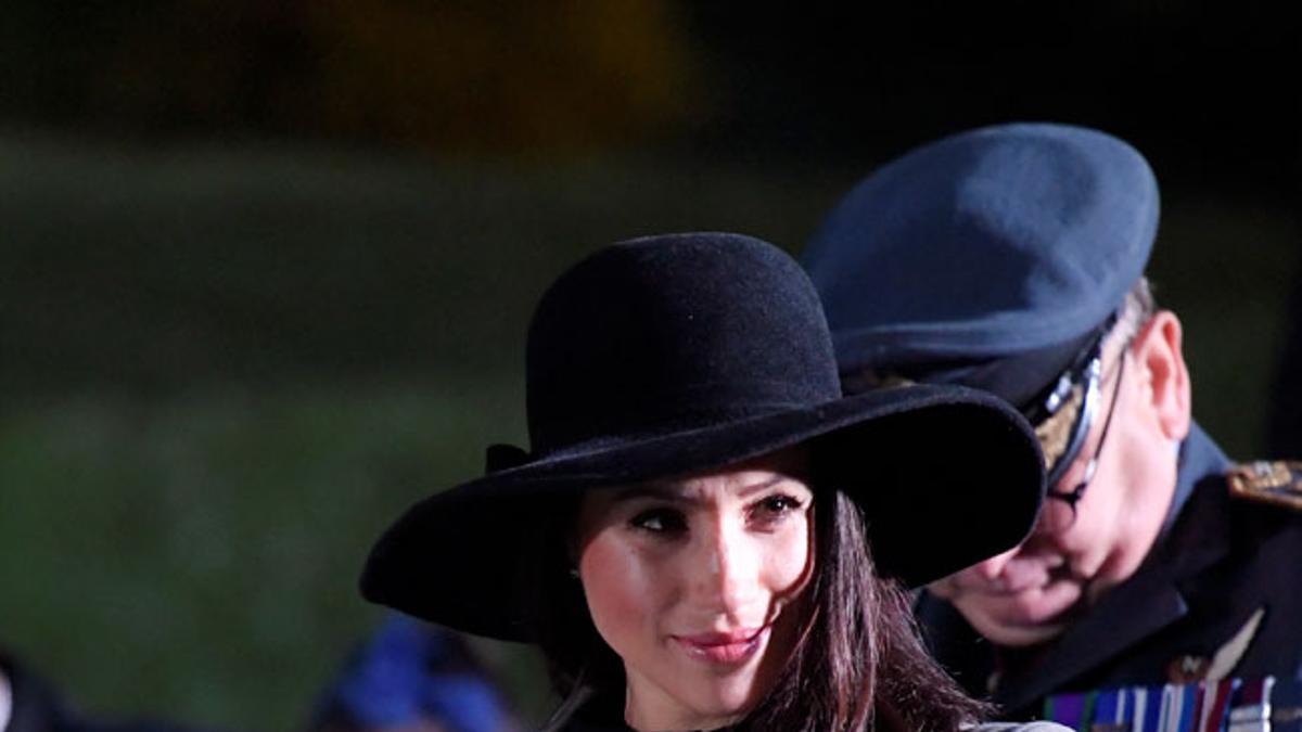 Meghan Markle con sombrero fedora