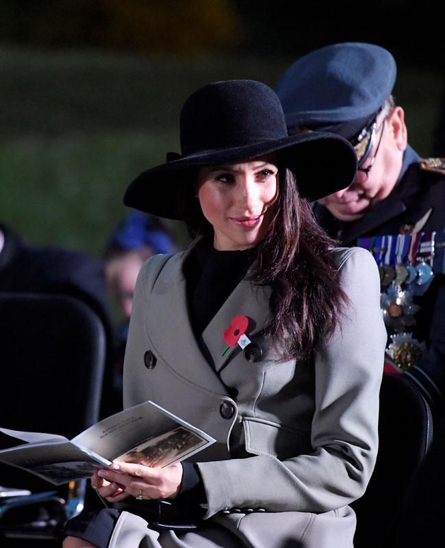 Meghan Markle con sombrero fedora