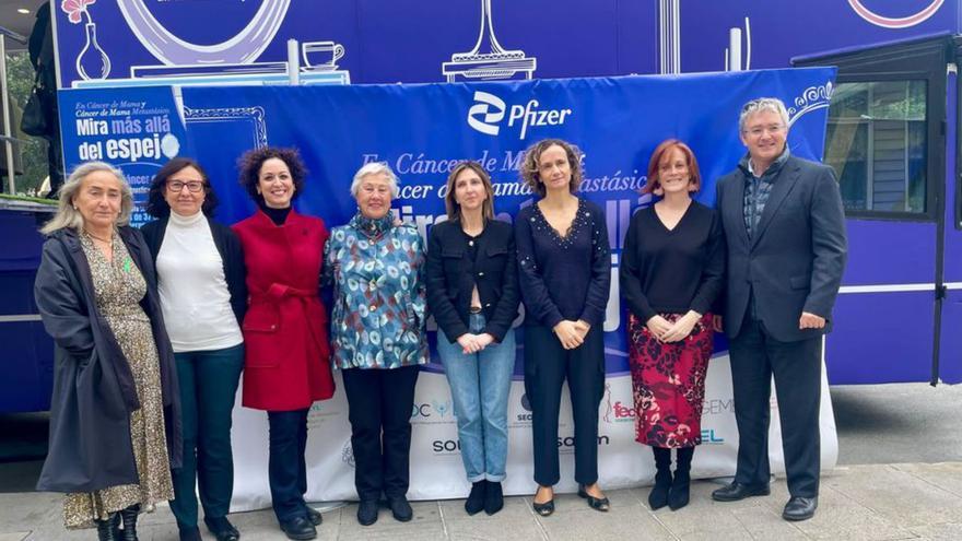 Presentación de la muestra ‘Más allá del espejo’, en A Coruña.