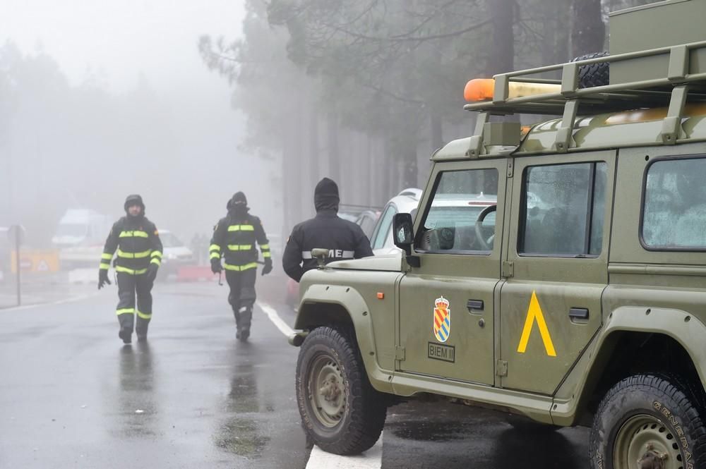 Nieve en Gran Canaria (01/02/2018)